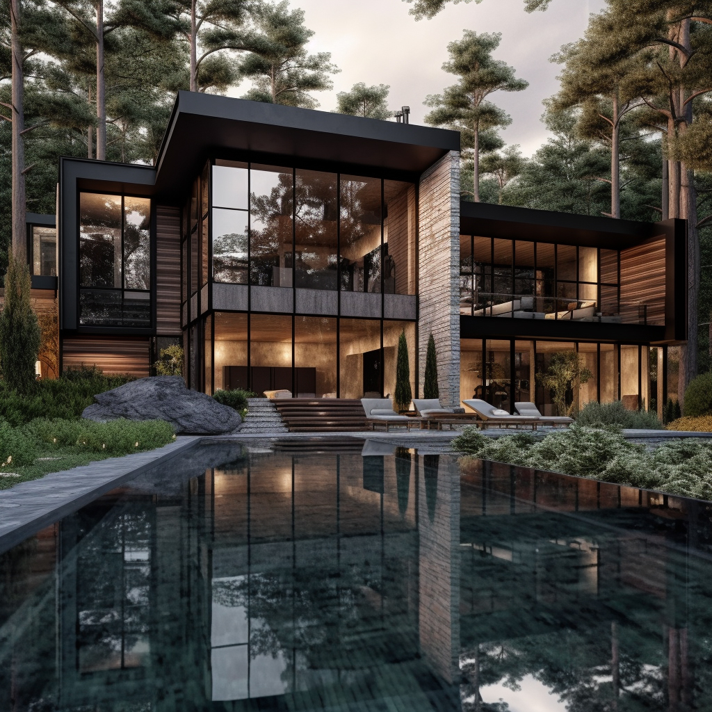 Pine Forest Villa In France01